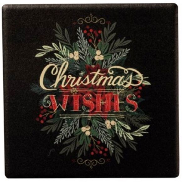 Christmas Coaster Set Holiday Decor Primitives by Kathy Home Xmas Decorations - Picture 5 of 8